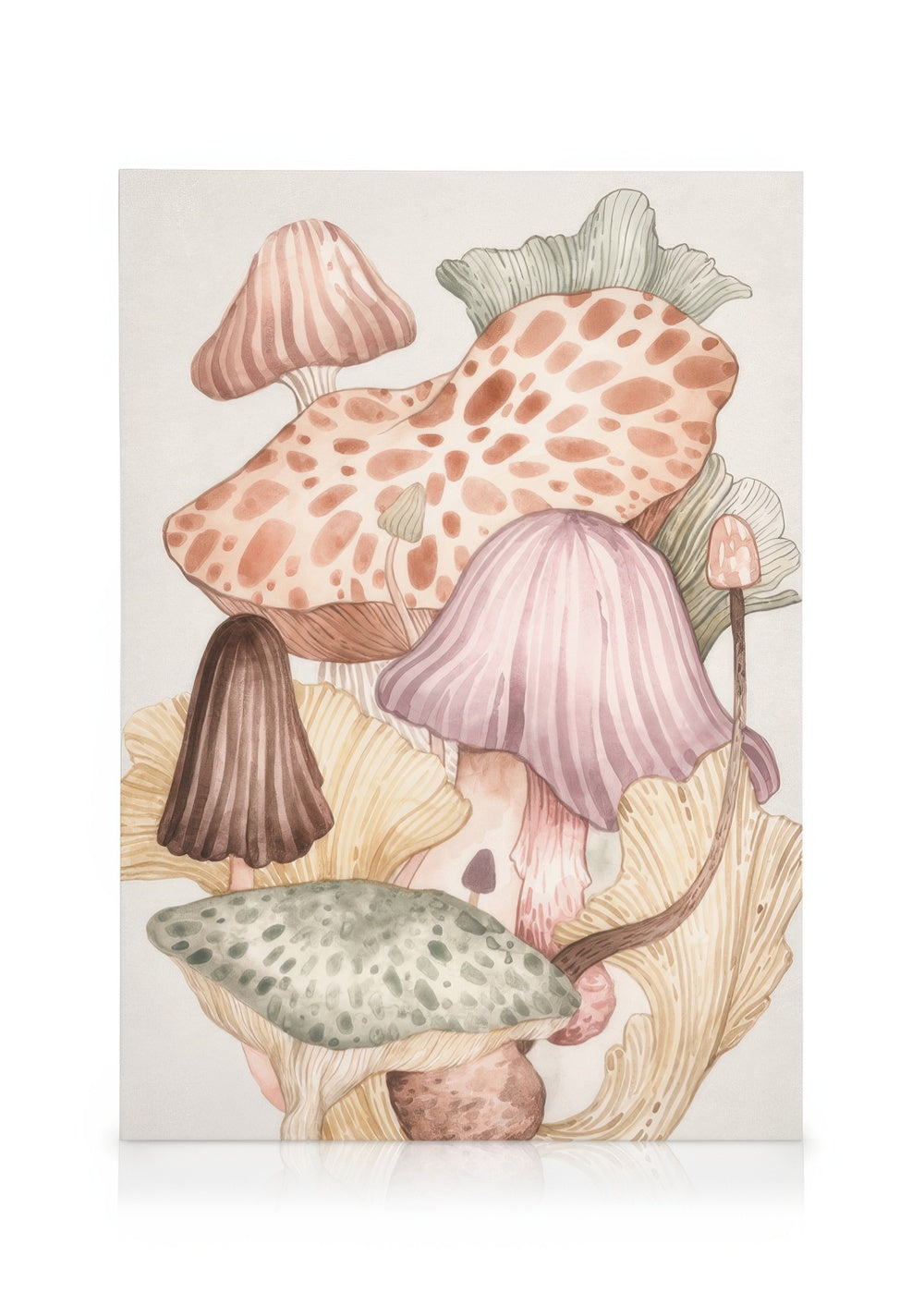 Watercolor Fungi No2 Canvas print