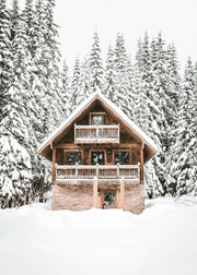 Holiday Cabin Print