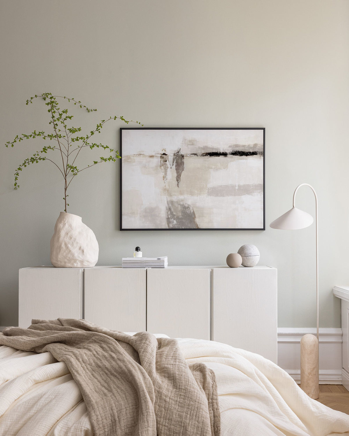 Painted Walk Canvas print