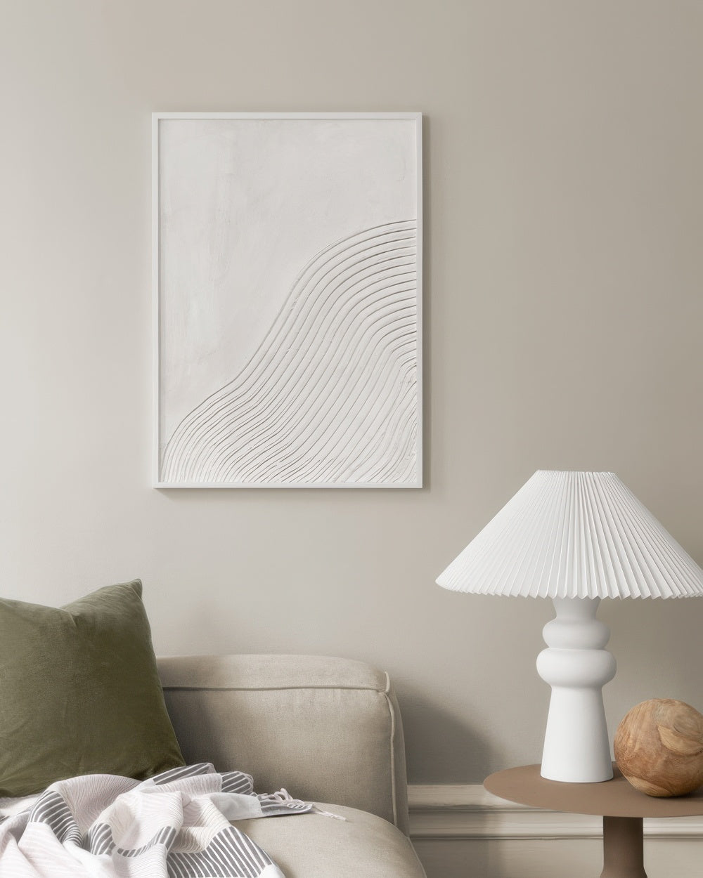 Soft Lines Texture No1 Print