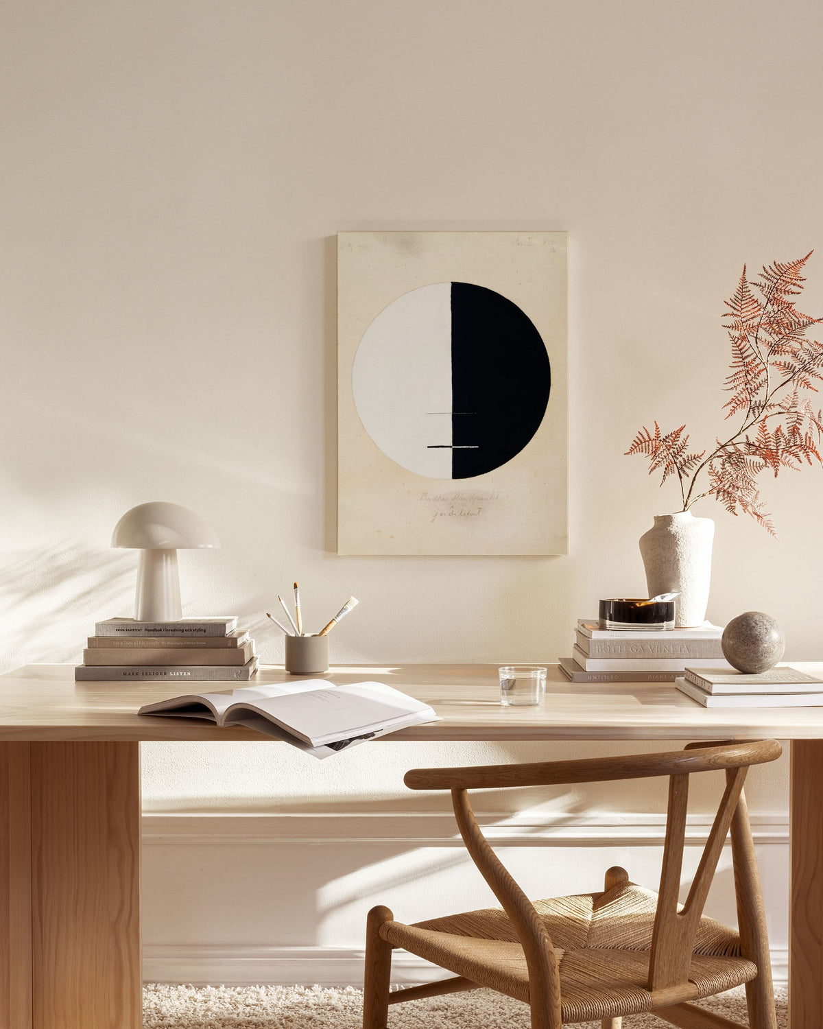 Canvas print - Buddha's Standpoint in the Earthly Life, No.3a by Hilma af Klint