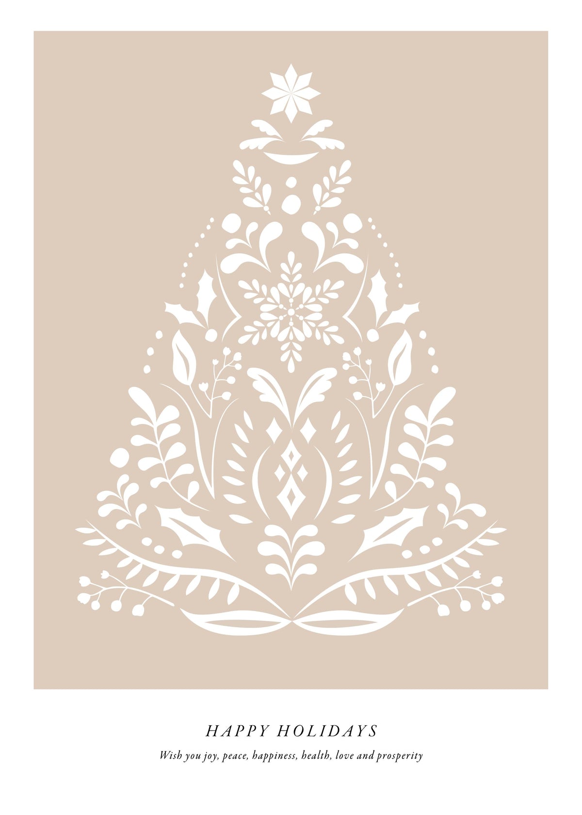 Happy Holidays No1 Print