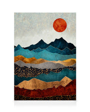 SpaceFrog Designs - Amber Dusk Canvas print