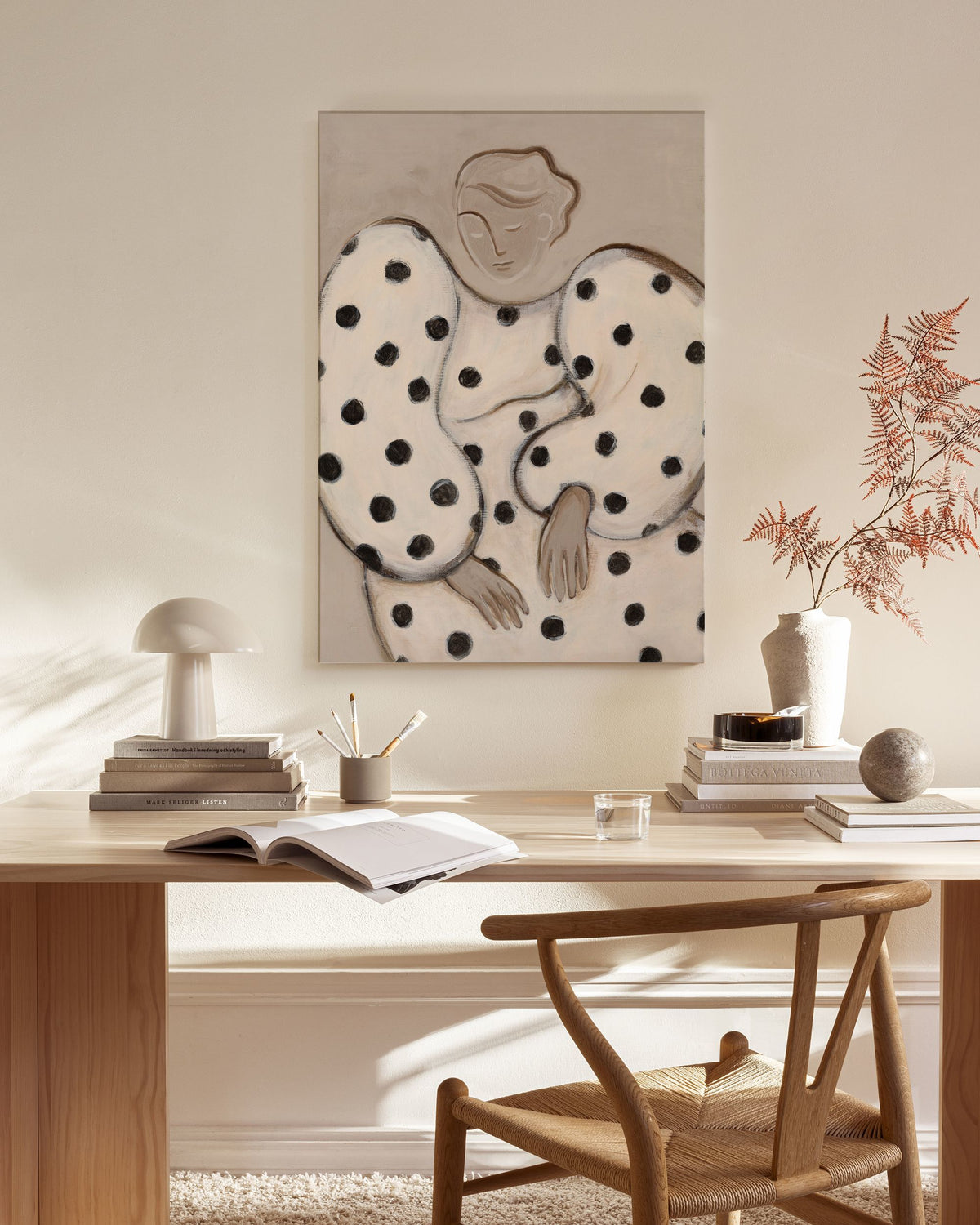 Polka Dotted Dream Canvas print