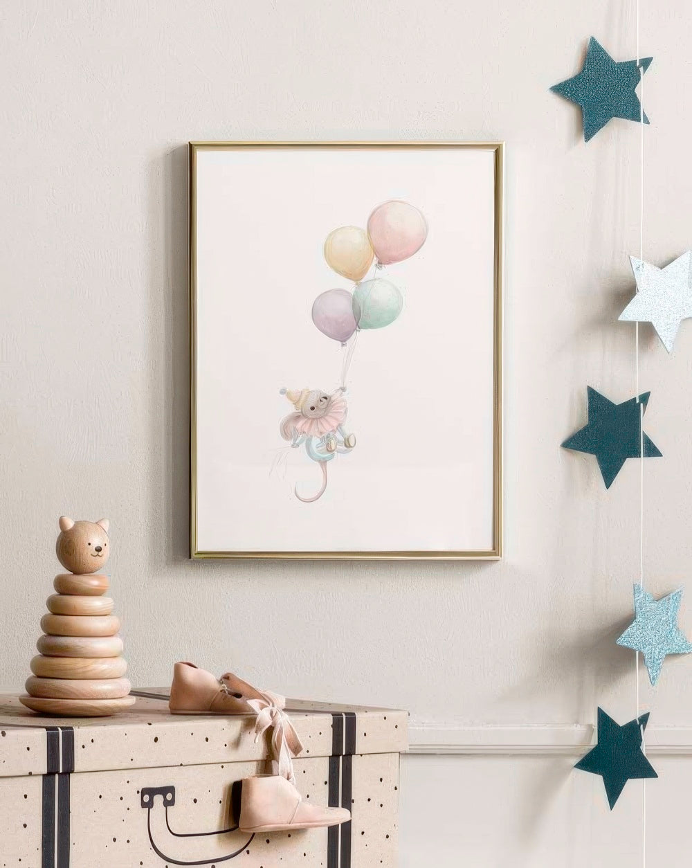 Circus Mouse Print