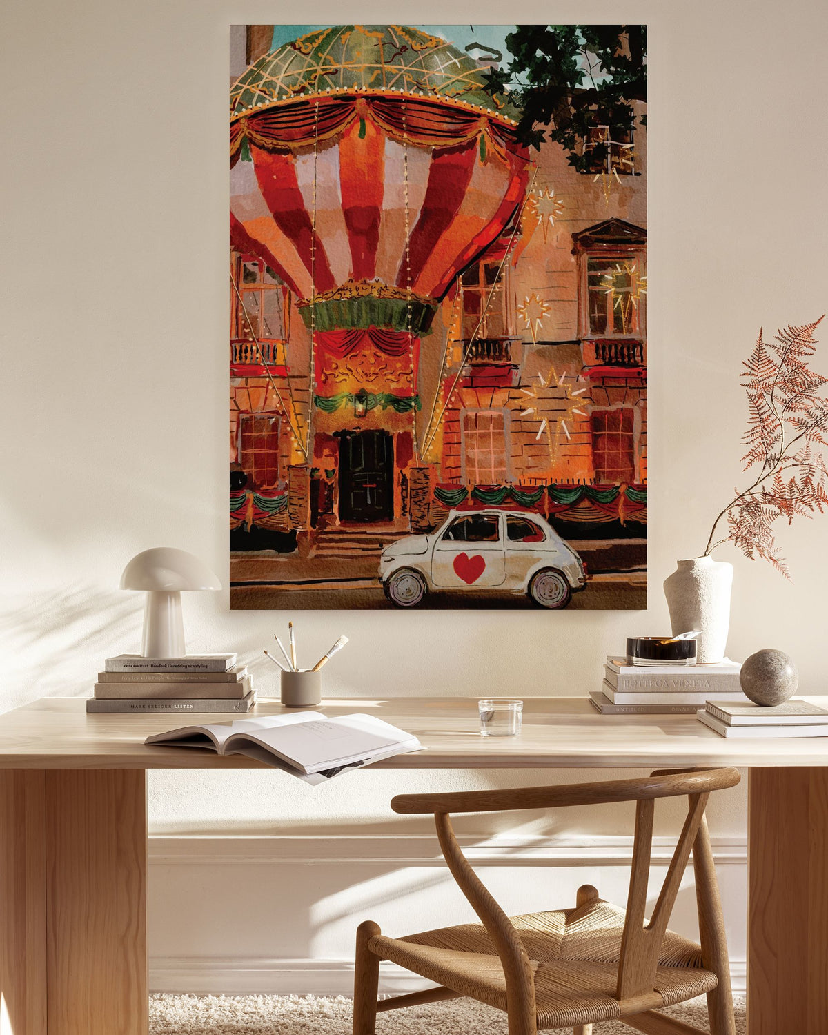 Ekaterina Zagorska - Balloon House Canvas print