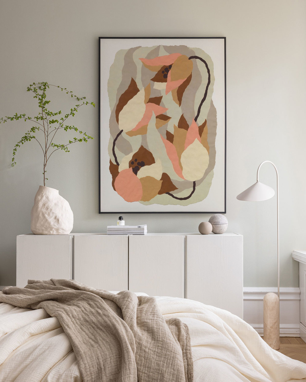 Rough-Edged Tulips Canvas print