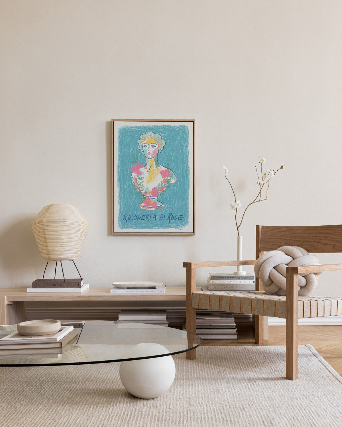 Covered in Roses Canvas print