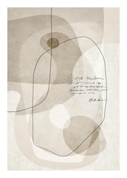 Beige Graphics No2 Print