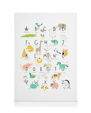 Animal Alphabet Canvas print