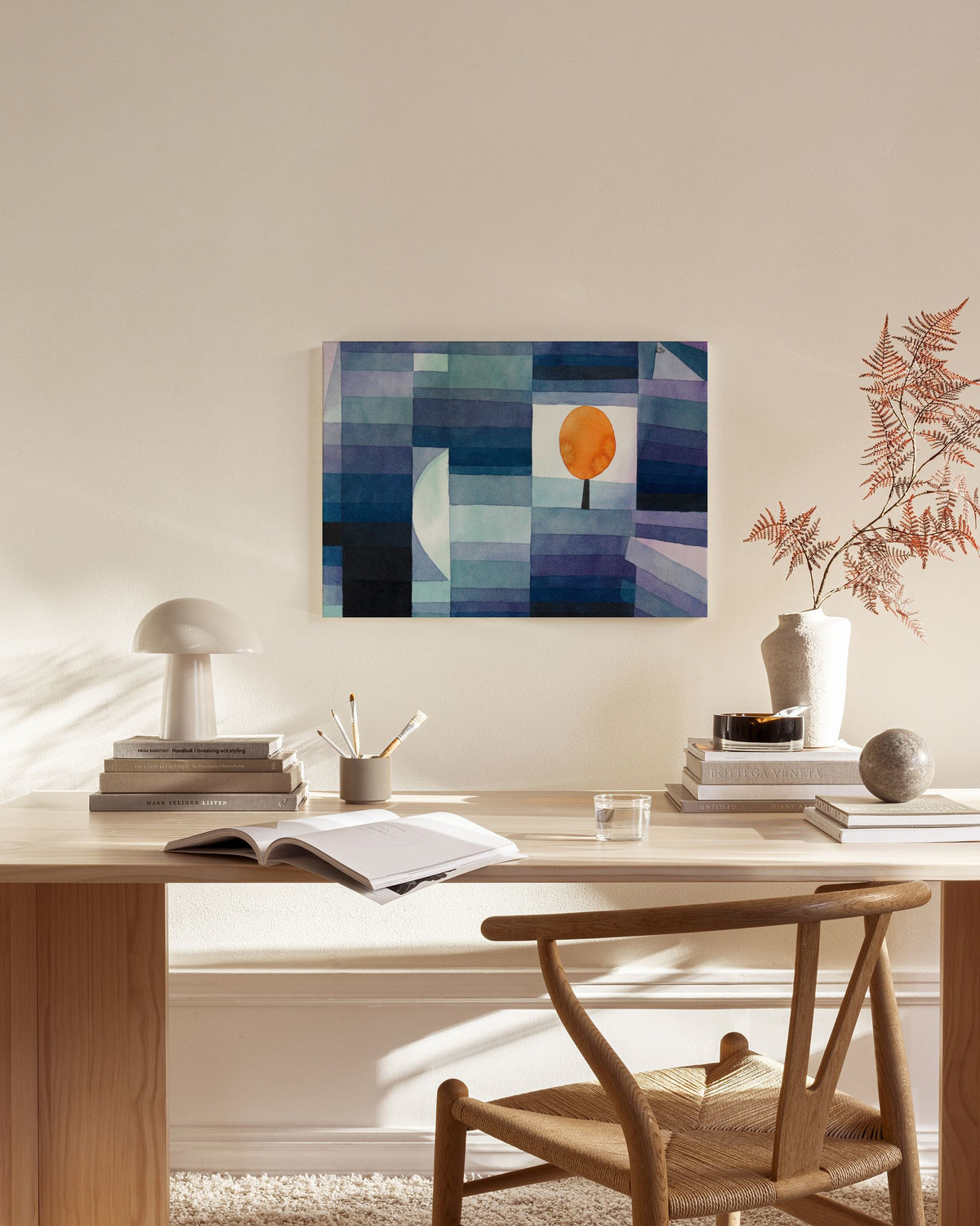 Paul Klee - The Harbinger of Autumn Canvas print