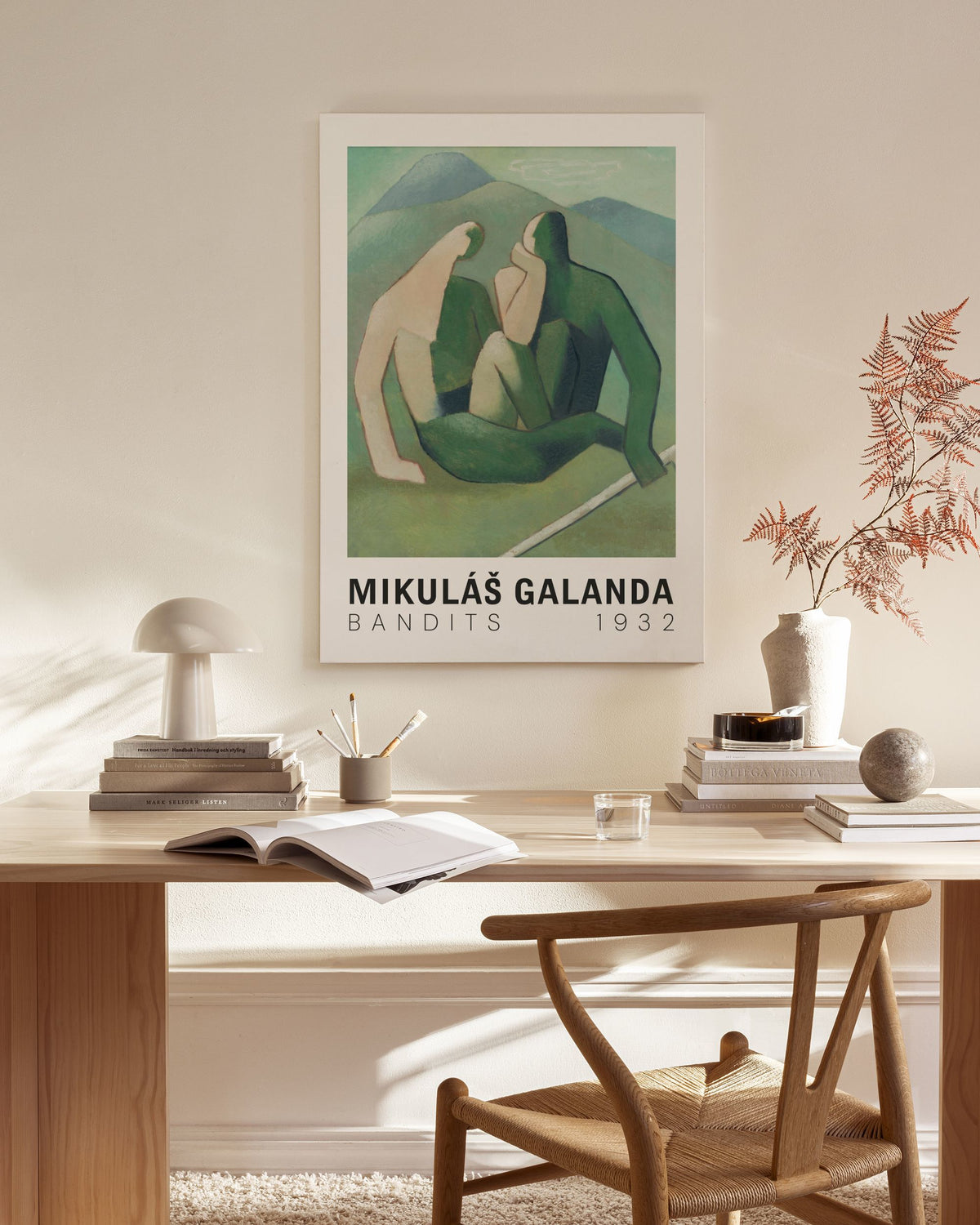 Mikuláš Galanda - Bandits Canvas print