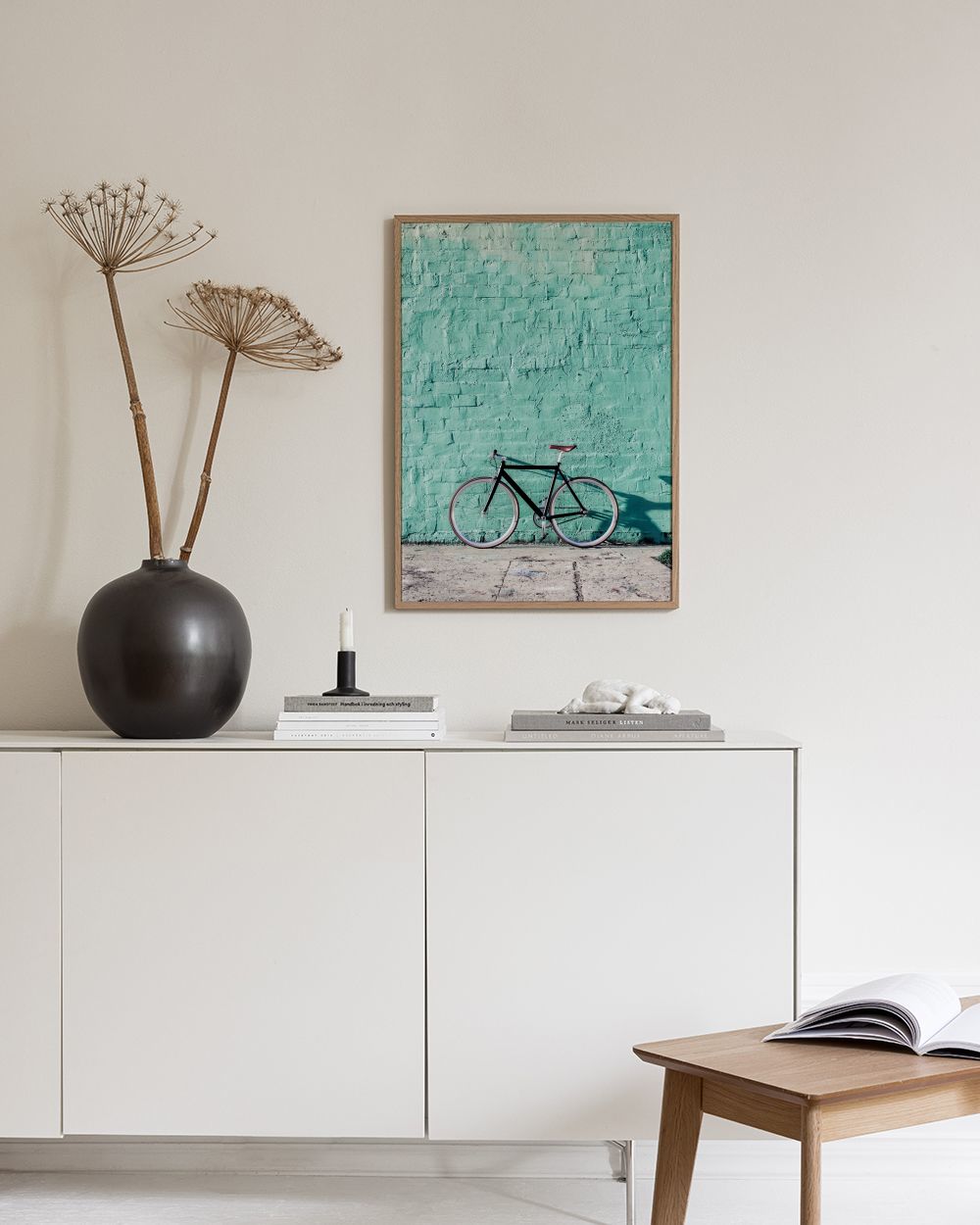 Mint Bike Print