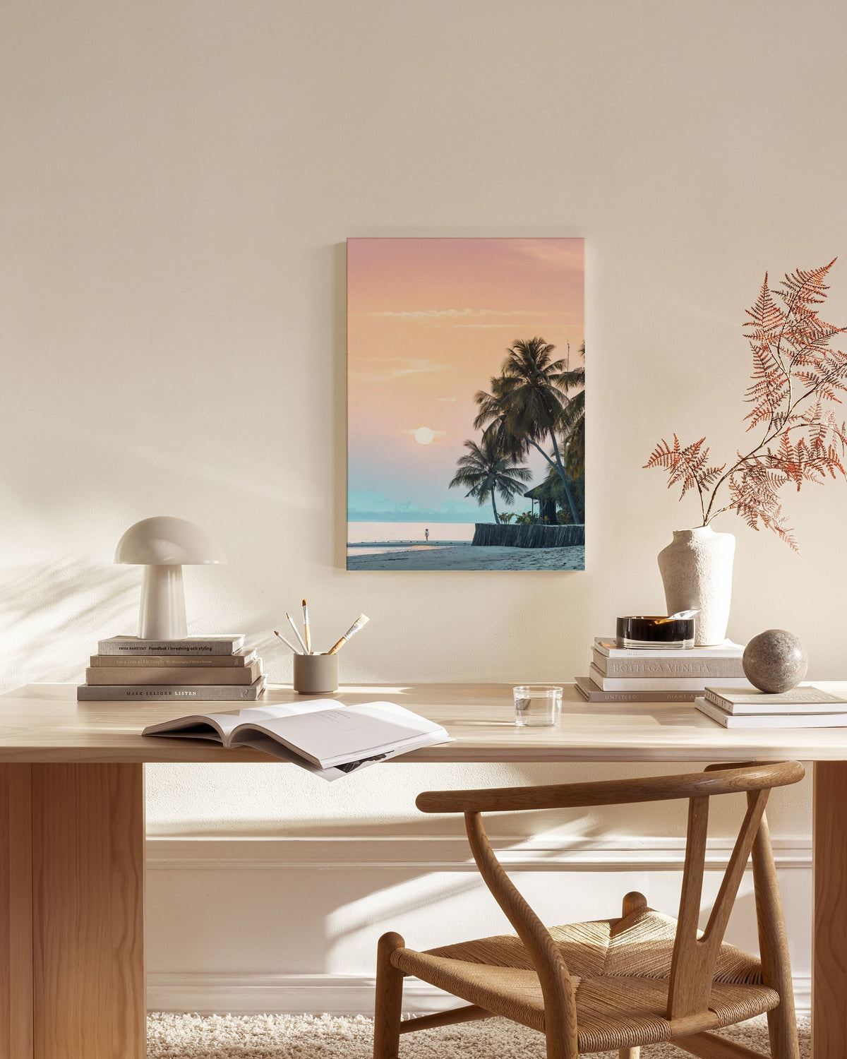 Pastel Sunrise Canvas print