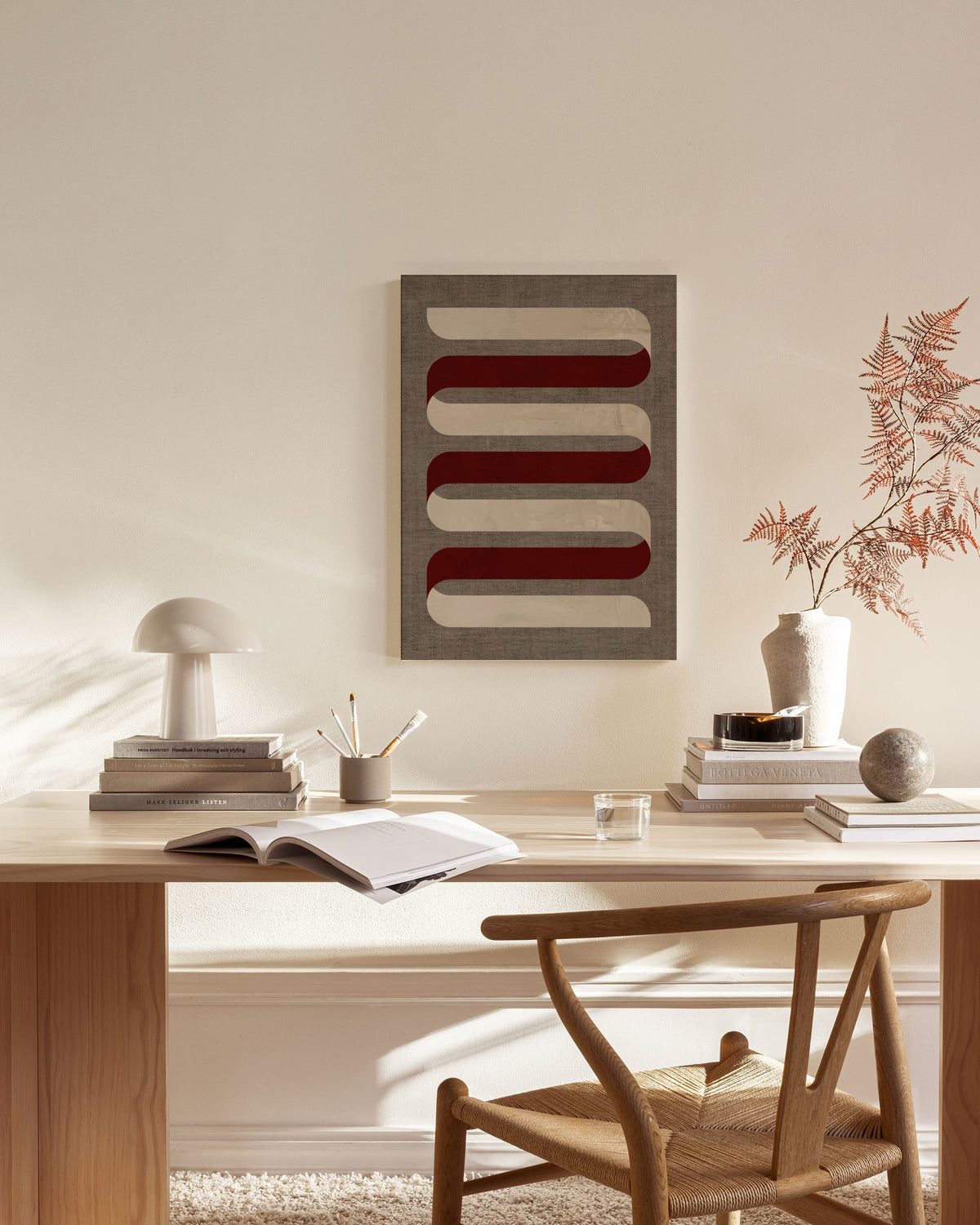 Graphic Swirl Canvas print