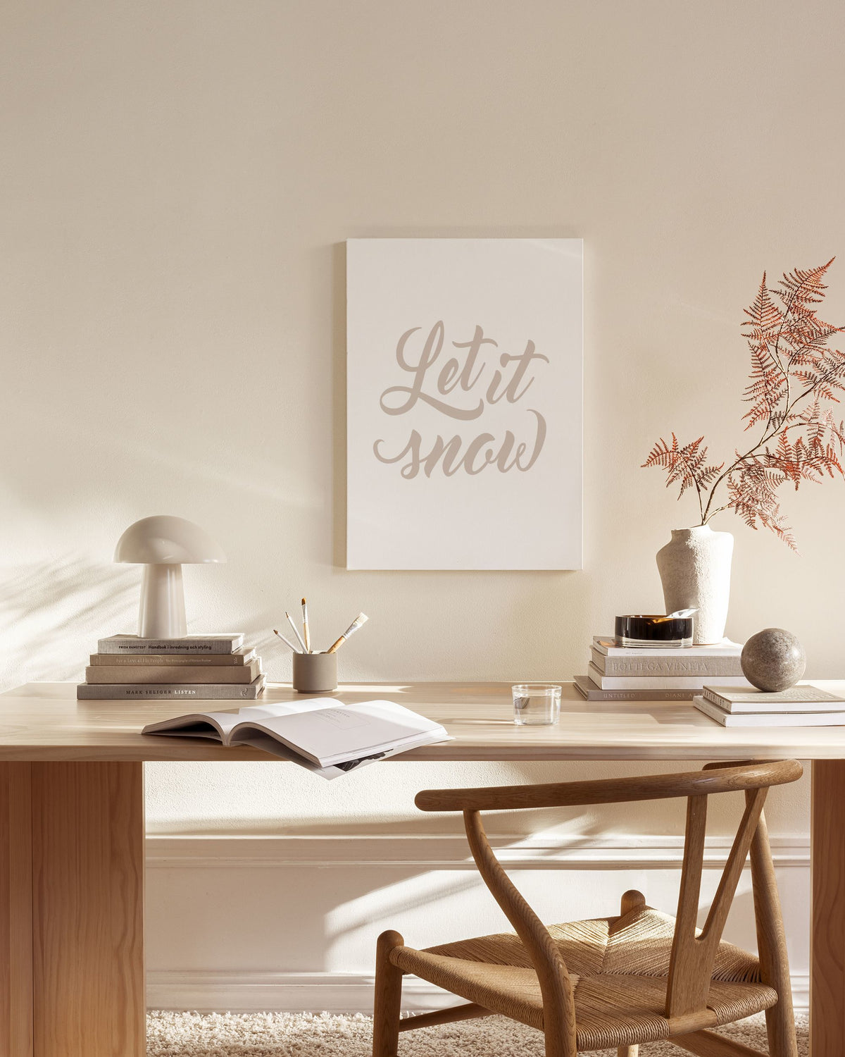 Let it Snow Canvas print