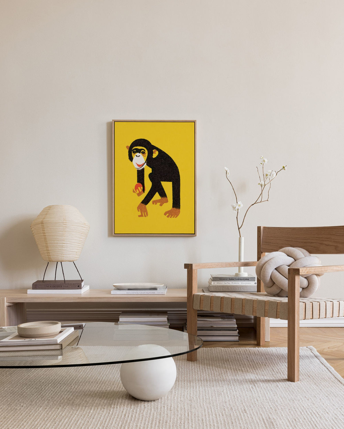 Vintage Monkey Canvas print