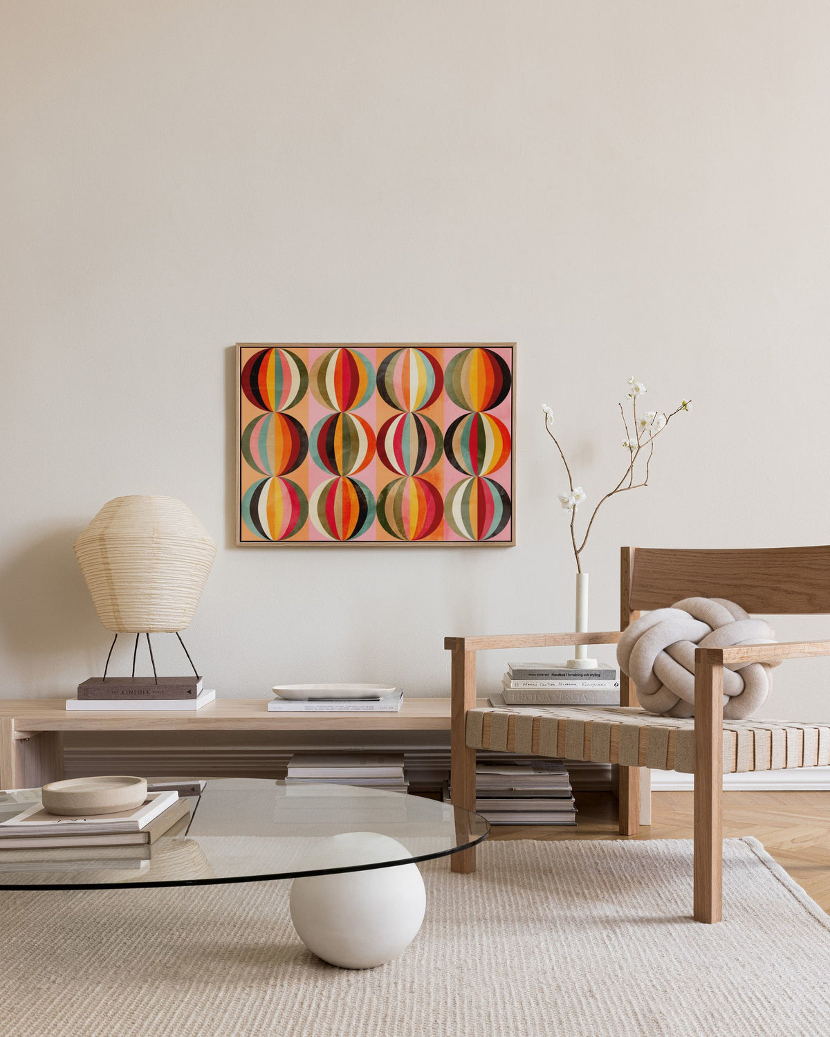 Chromatic Carnival Canvas print