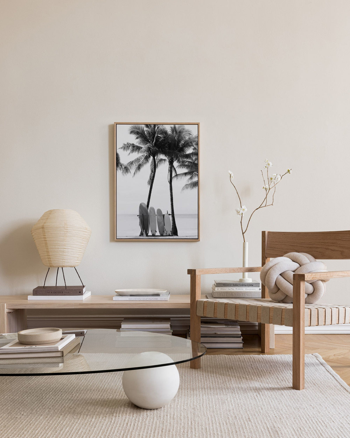 Surfboards BW Canvas print