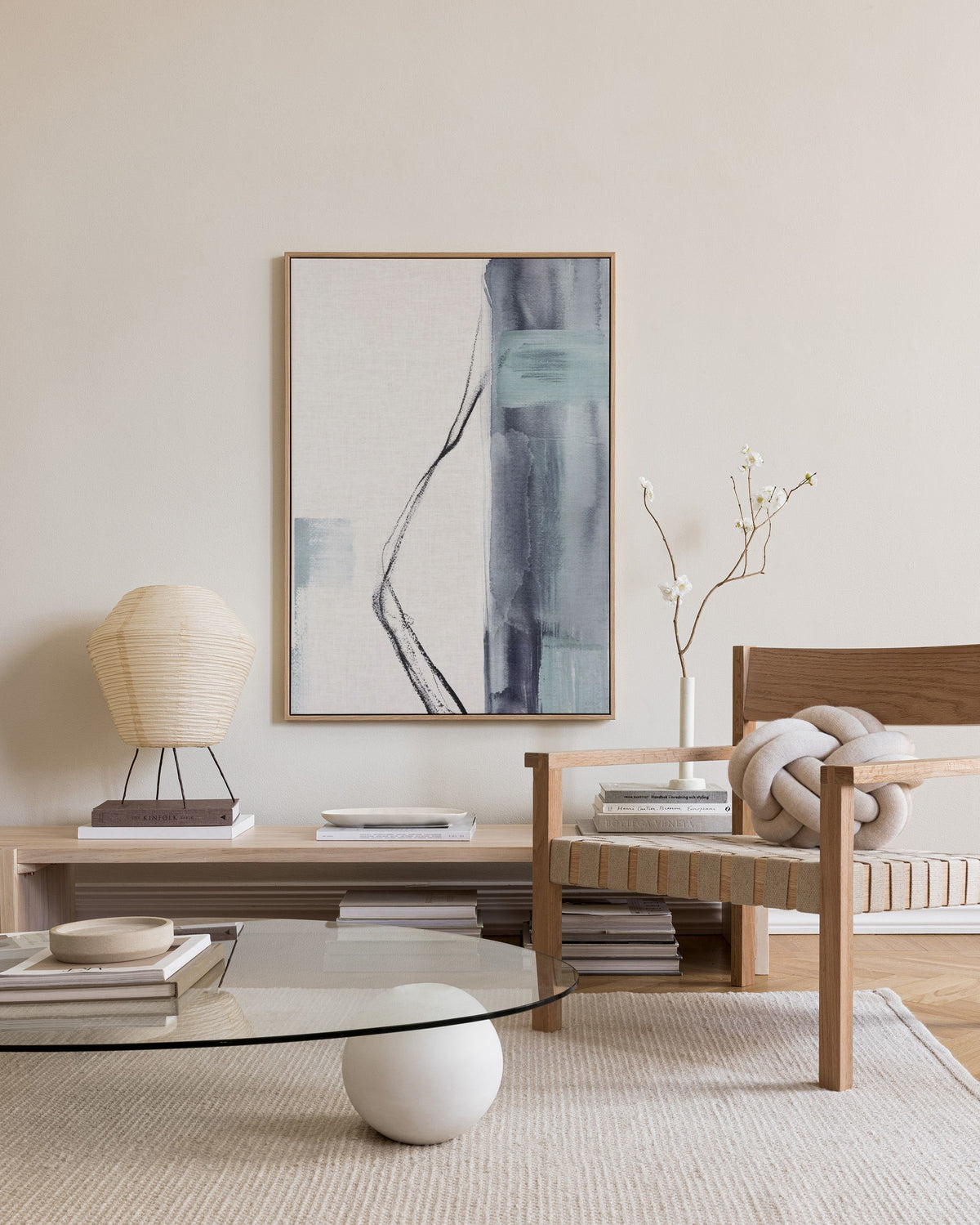 Calm Abstract Canvas print