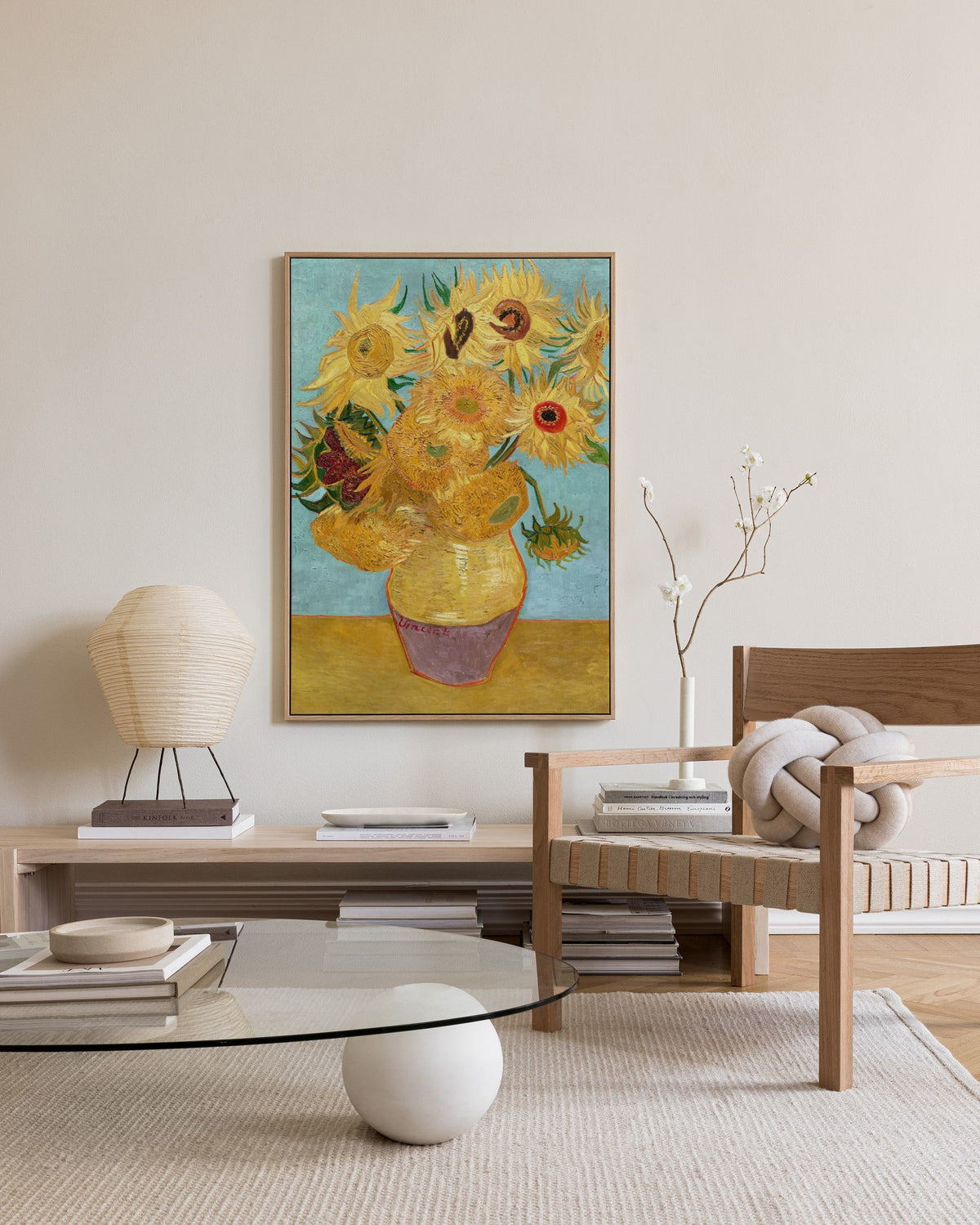 Van Gogh - Vase with Twelve Sunflowers Canvas print