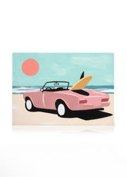 Surf Car Canvas print