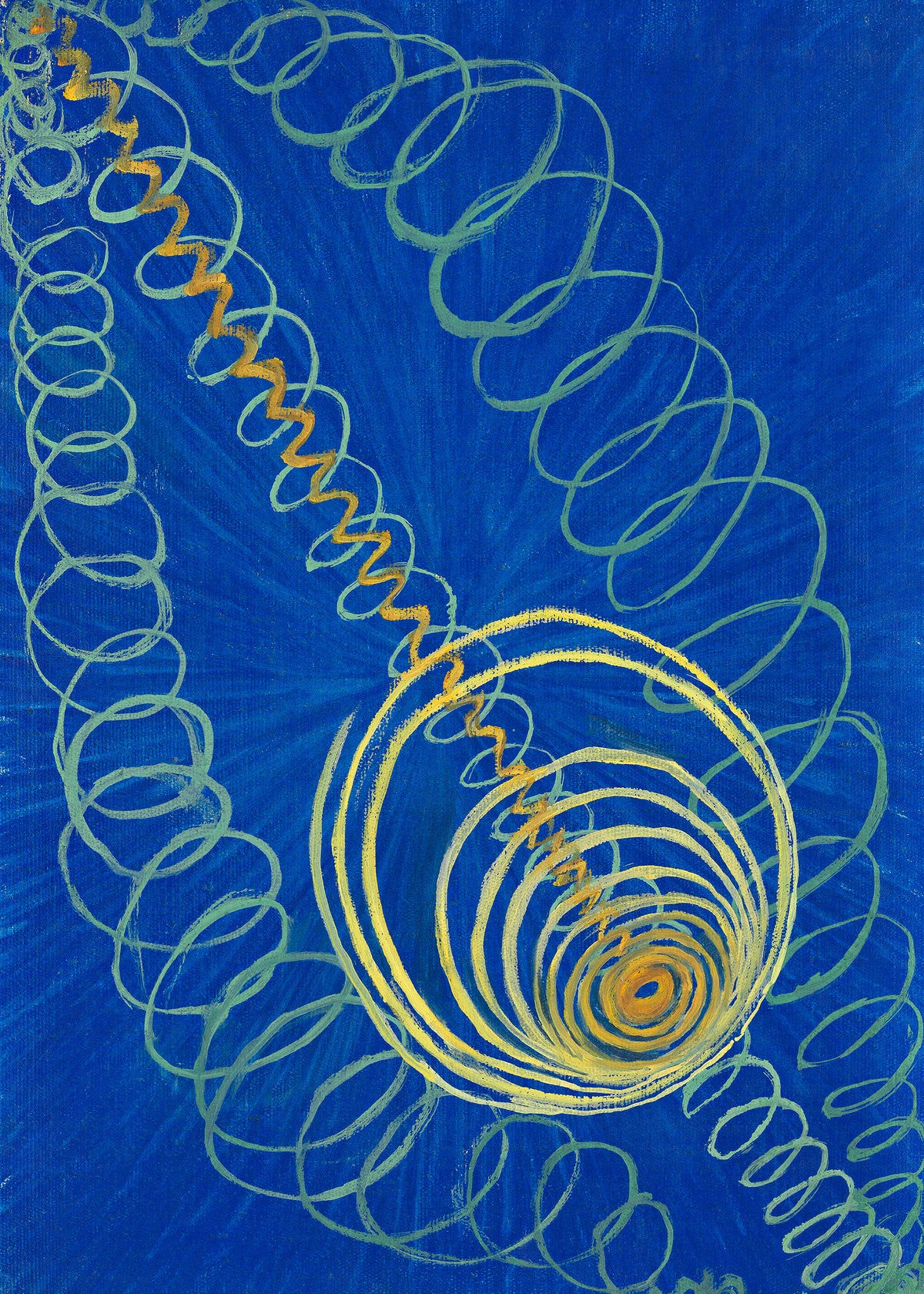 Print - Primordial Chaos, No.16 by Hilma af Klint Poster