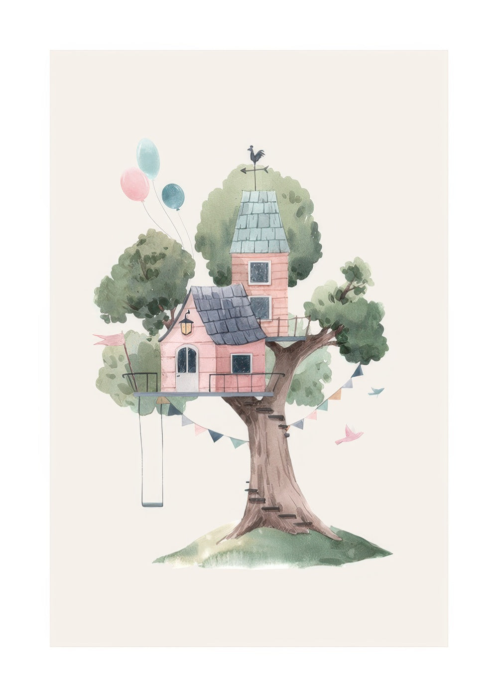 Tree House No1 Print