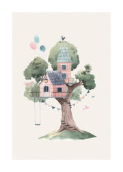 Tree House No1 Print