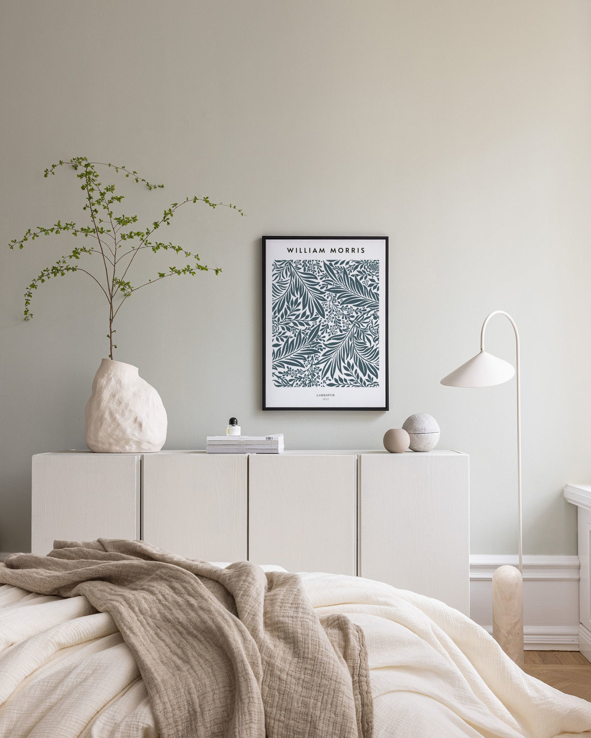 William Morris - Larkspur Canvas print