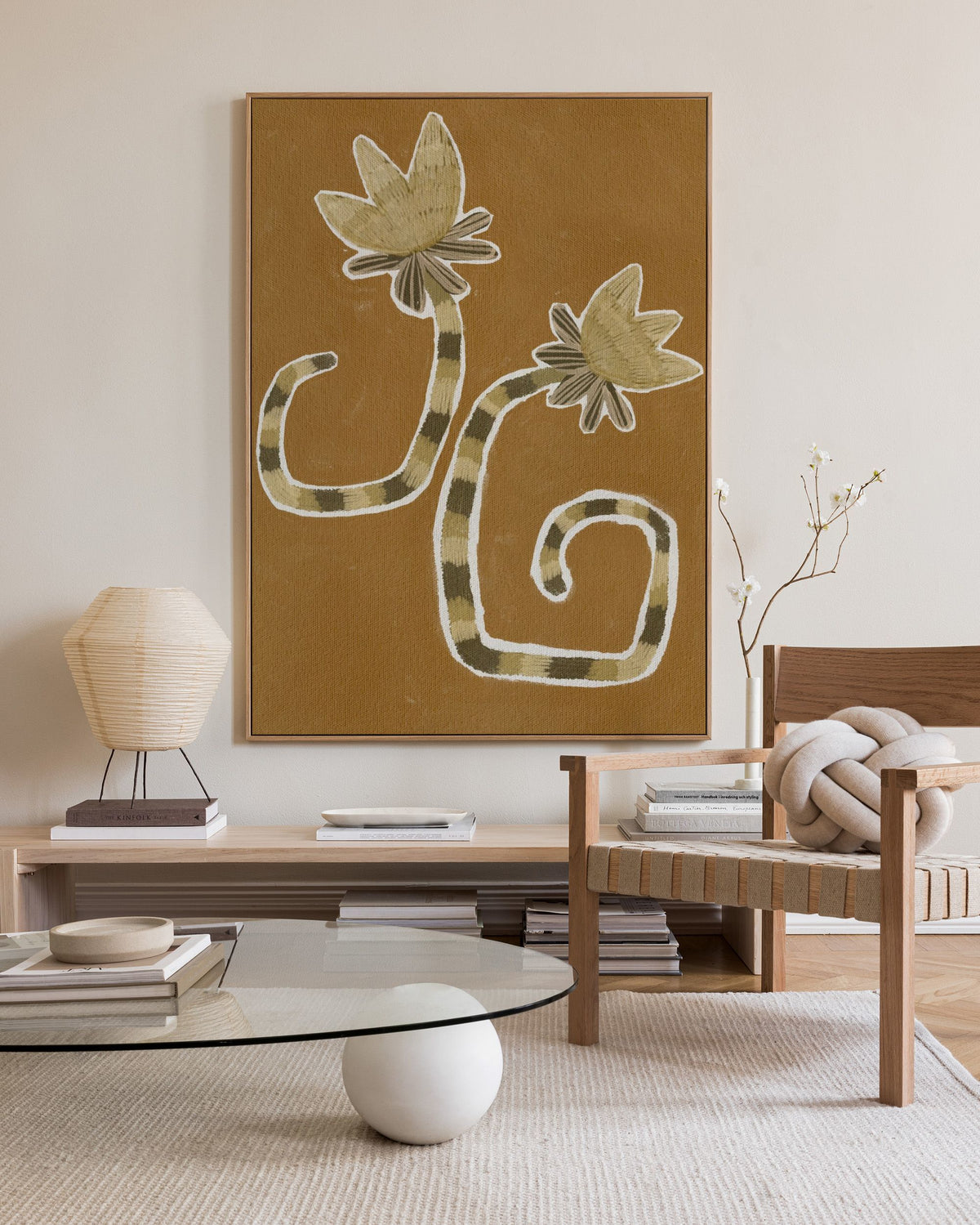 Shatha Al Dafai - Delicate Bloom 8 Canvas print