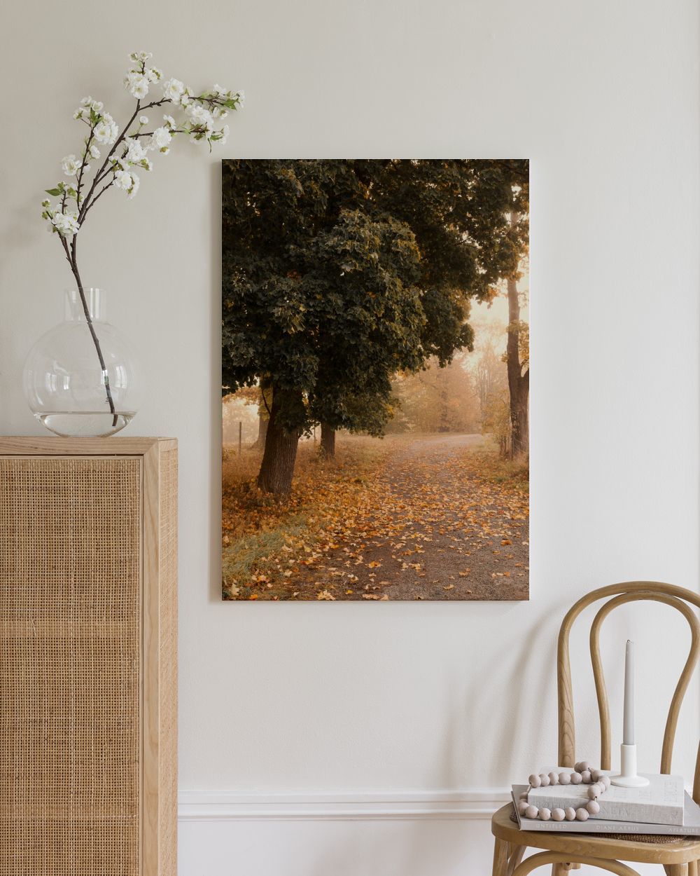 Autumn Stroll Canvas print