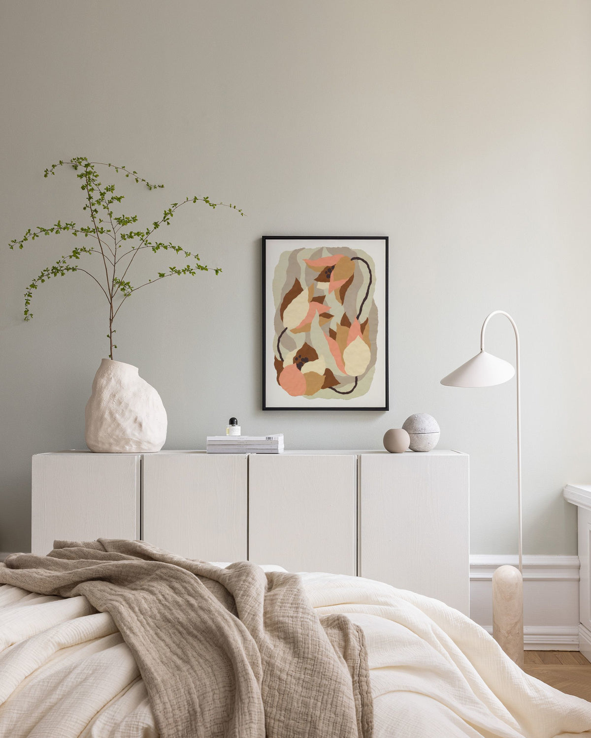 Rough-Edged Tulips Canvas print
