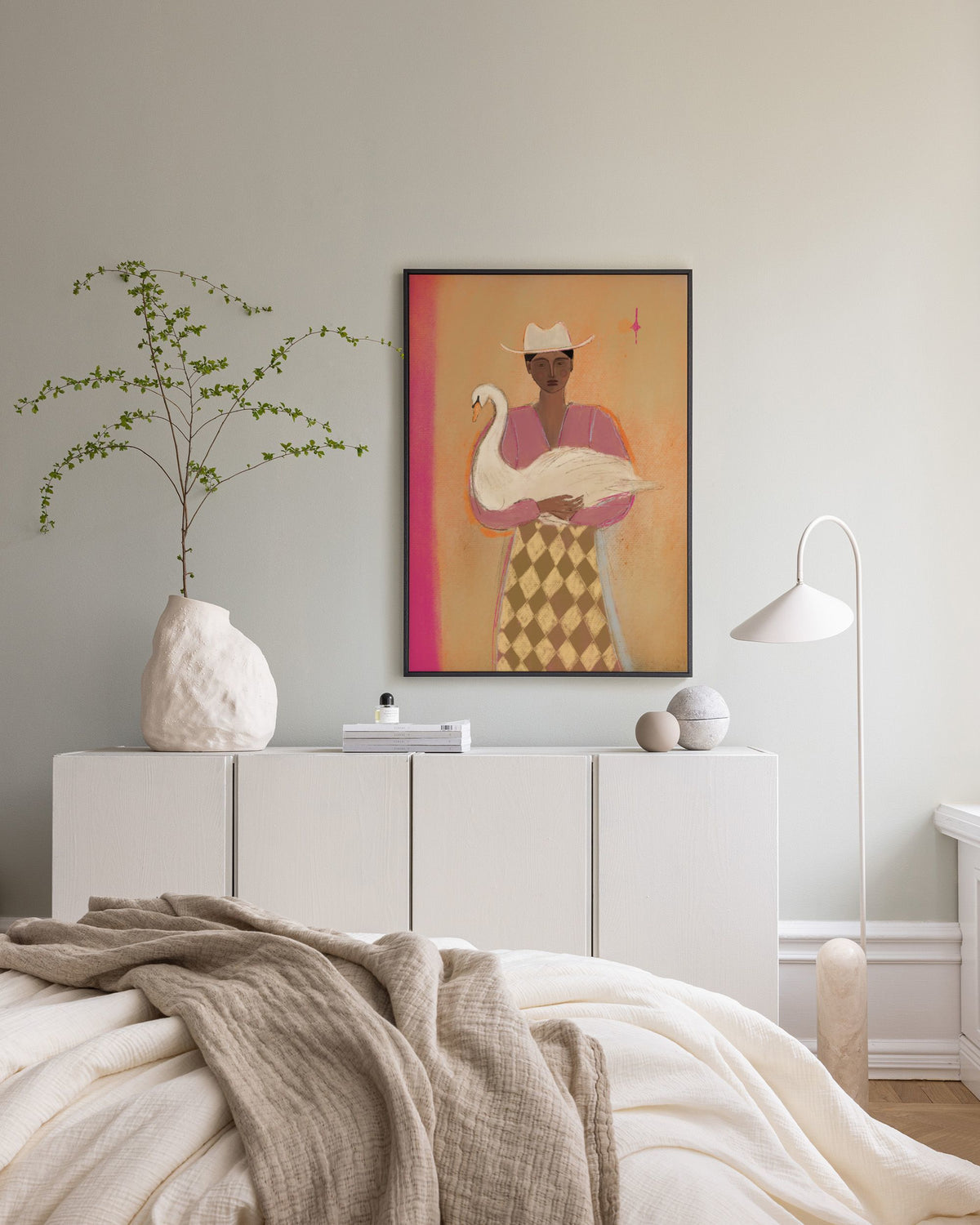 Studio Vreeken - Swan Lady No2 Lærred