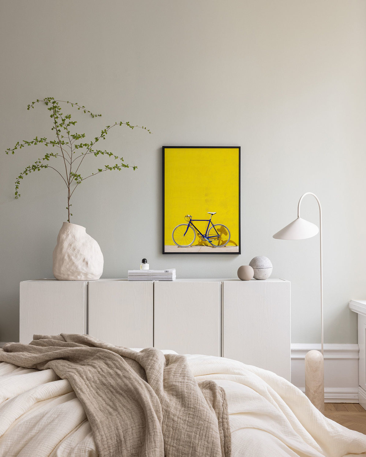 Yellow Bike Canvas print