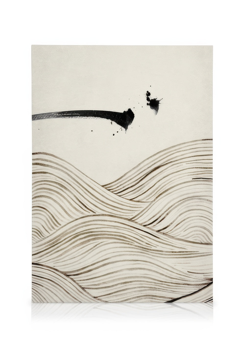 Ink Waves No1 Canvas print