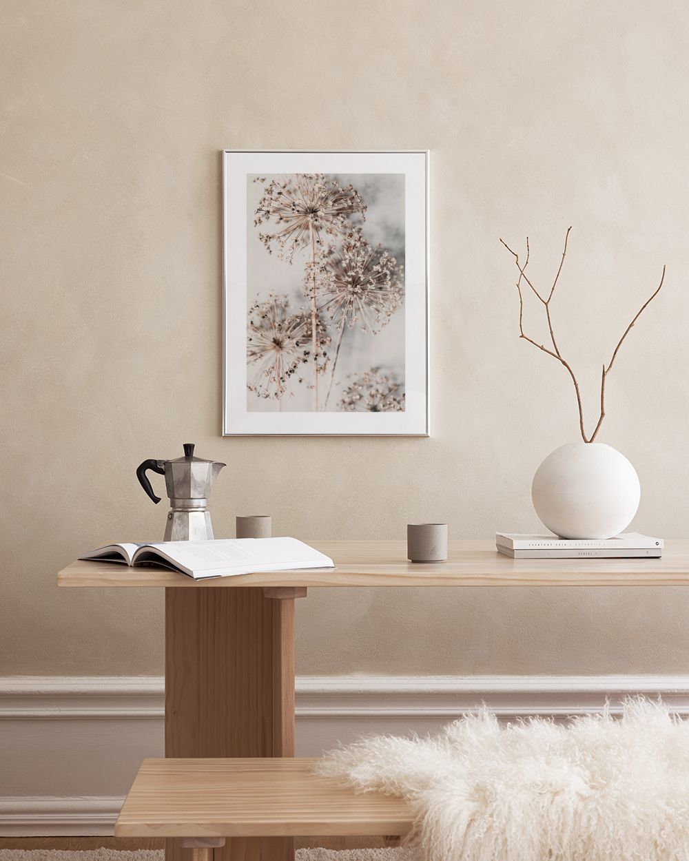 Autumn Allium Print