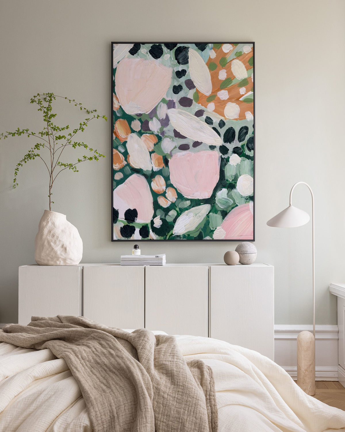 Acrylic Garden No1 Canvas print