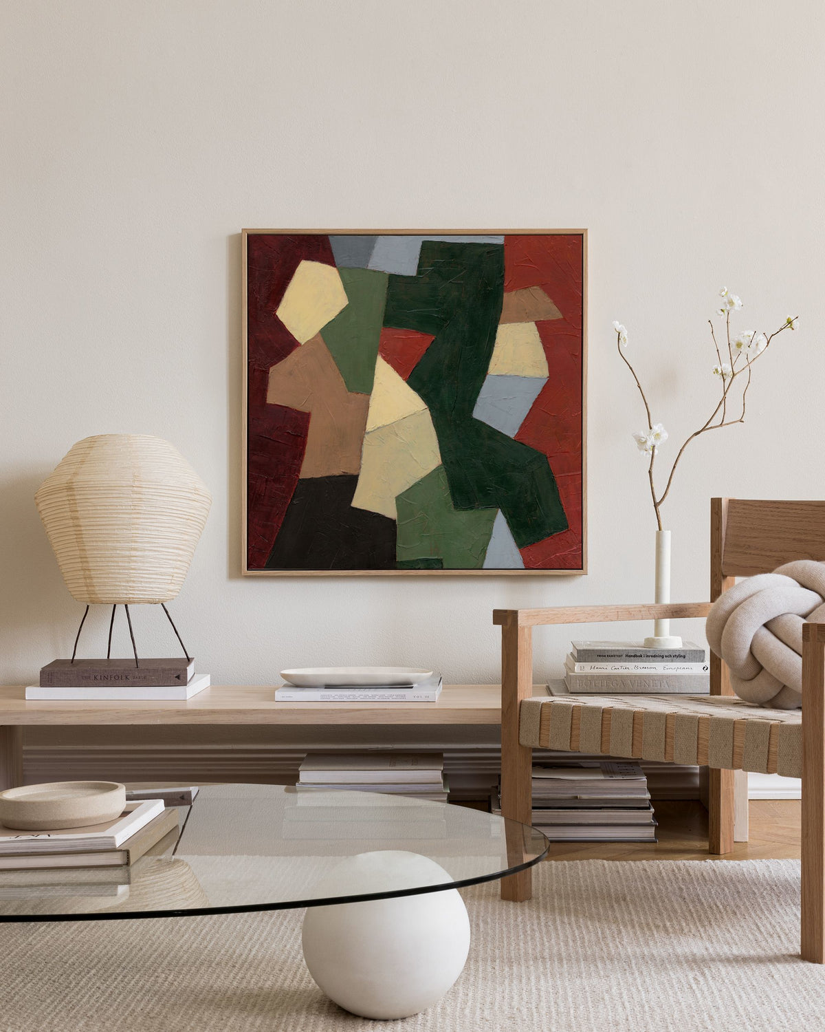 In the Market Canvas print
