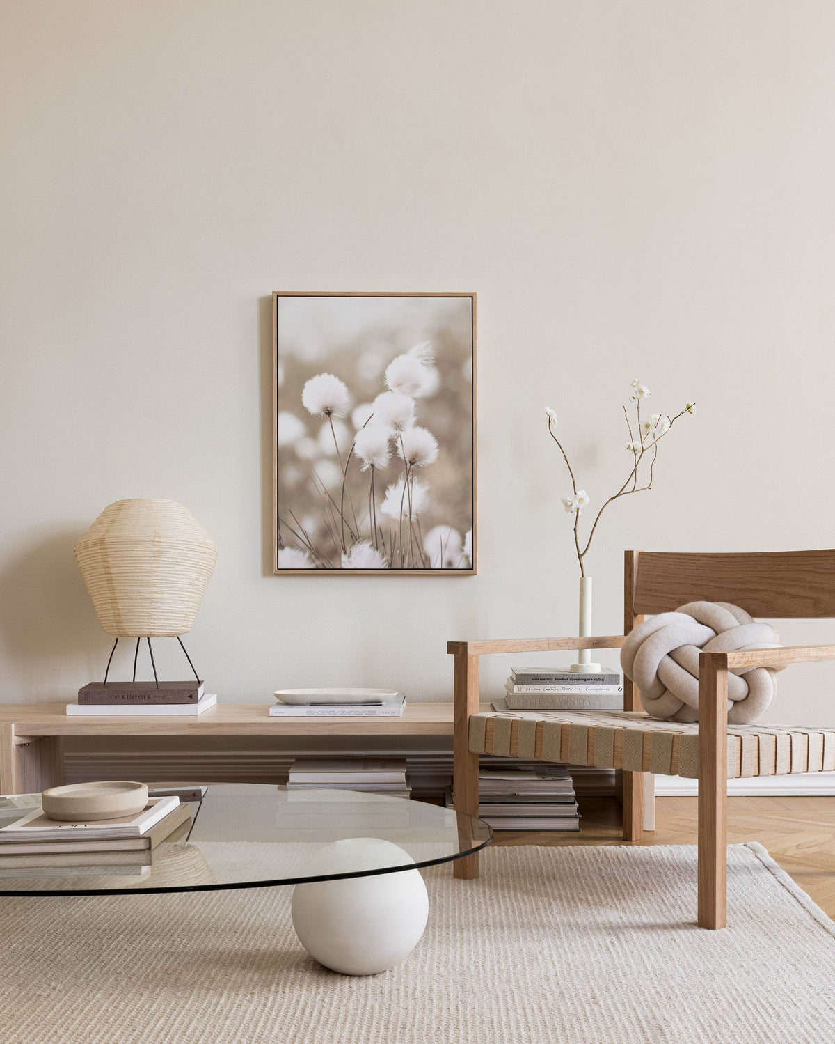 Cottongrass Canvas print