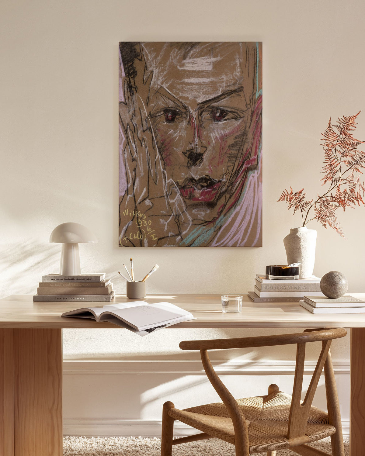Witkacy - Portrait Canvas print