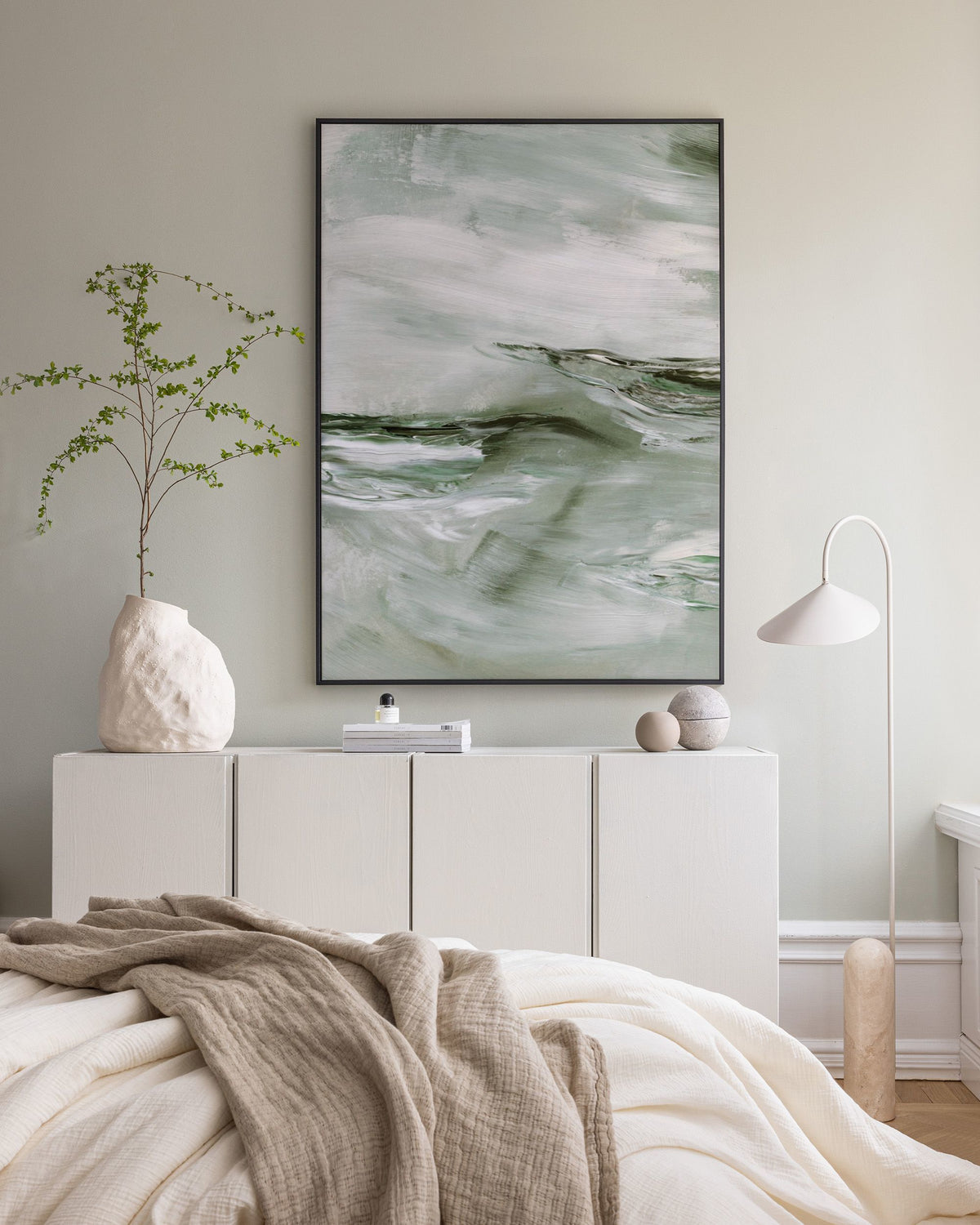 Abstract Waves Canvas print