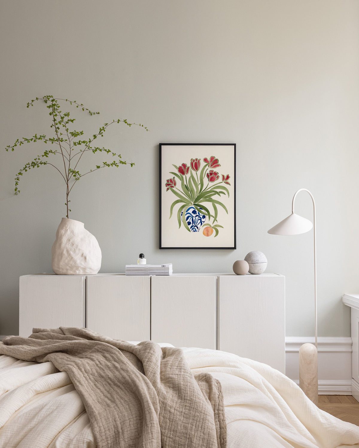 La Poire - Red Tulips Canvas print