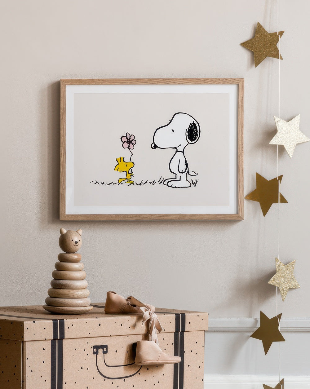 Snoopy and Woodstock Print