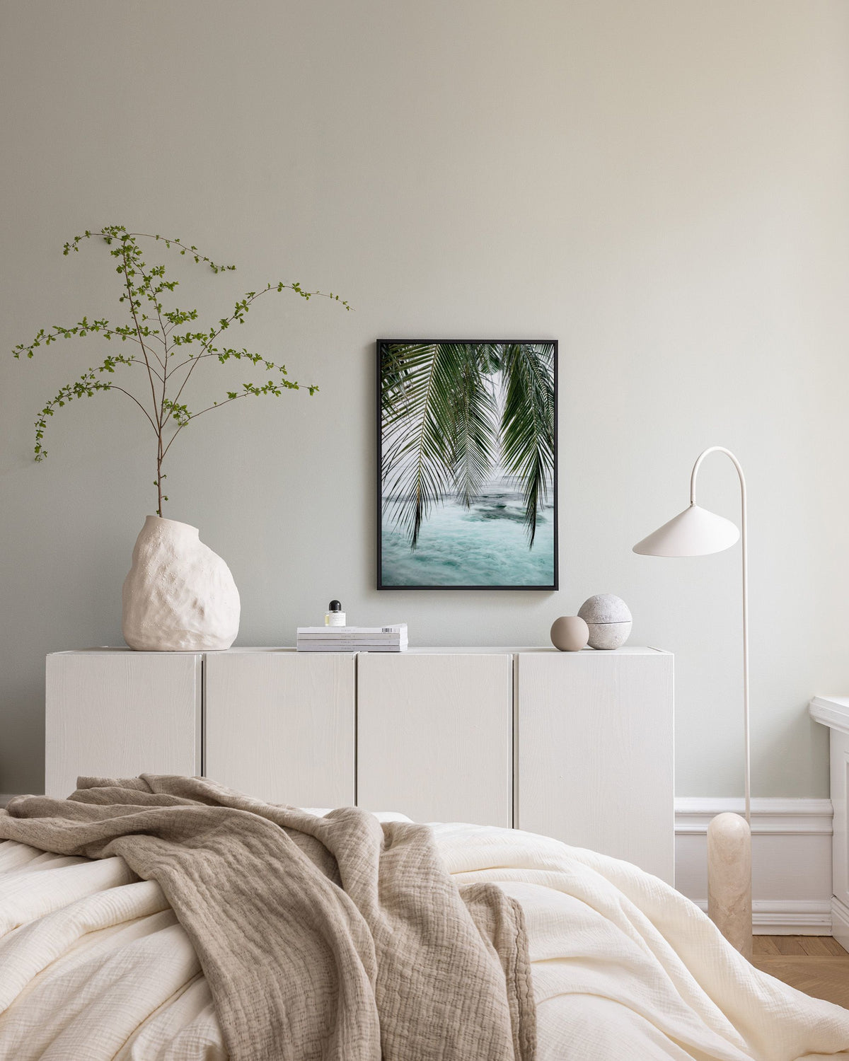 Ocean Palm Canvas print