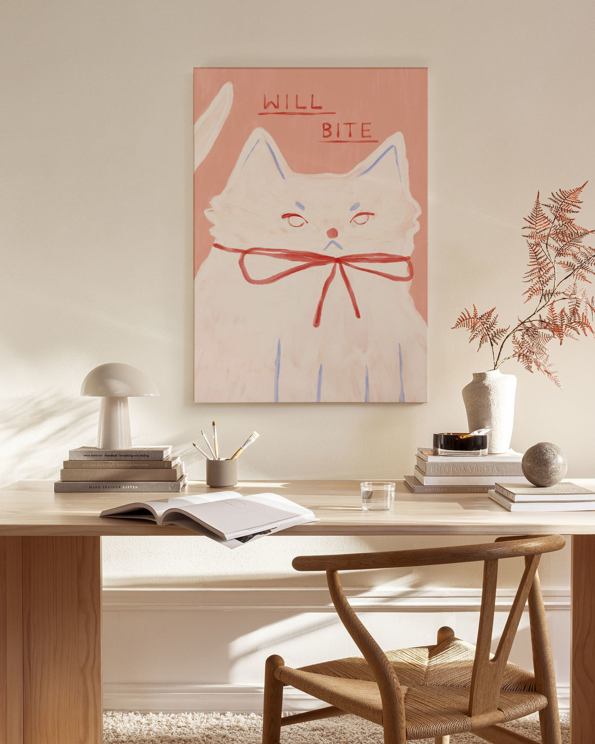 Kit Agar - Will Bite Canvas print