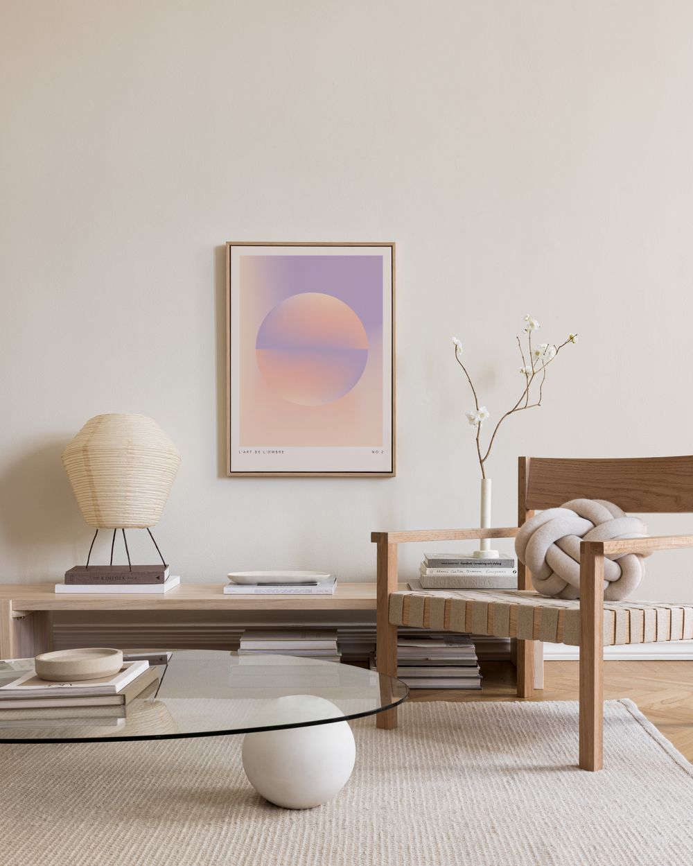 L’Art de l’Ombre No2 Canvas print