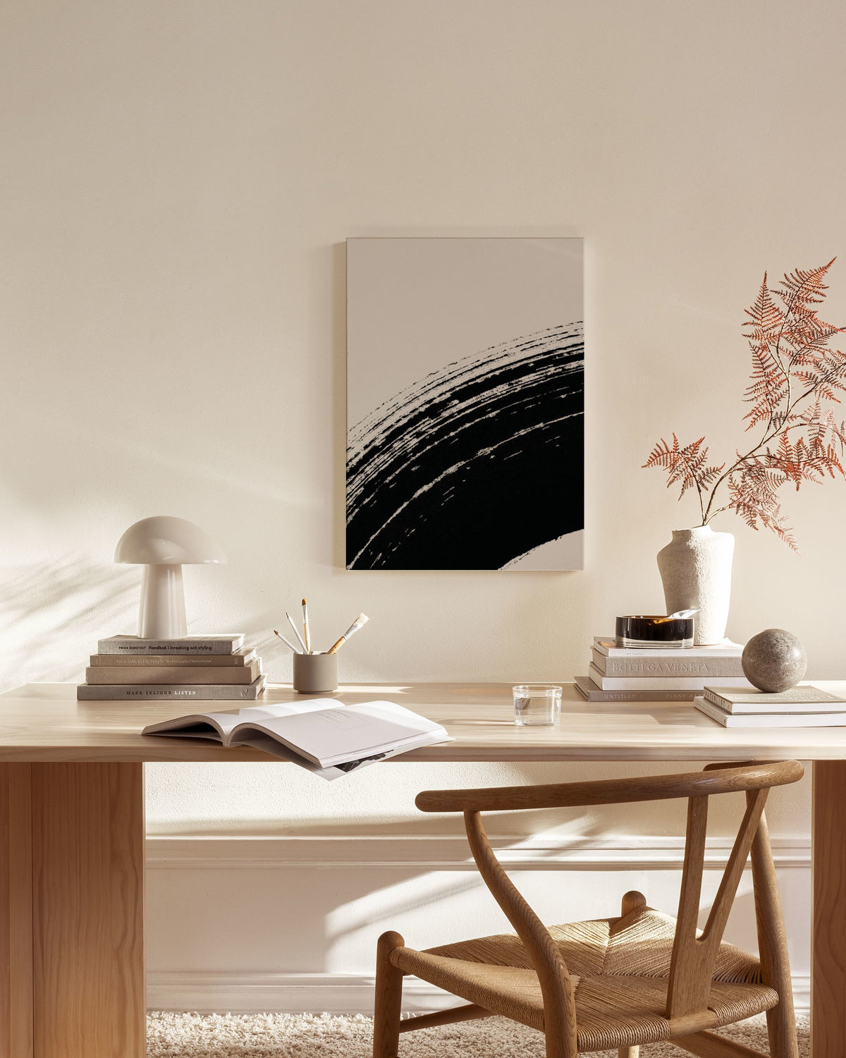 Zen Curves No3 Canvas print
