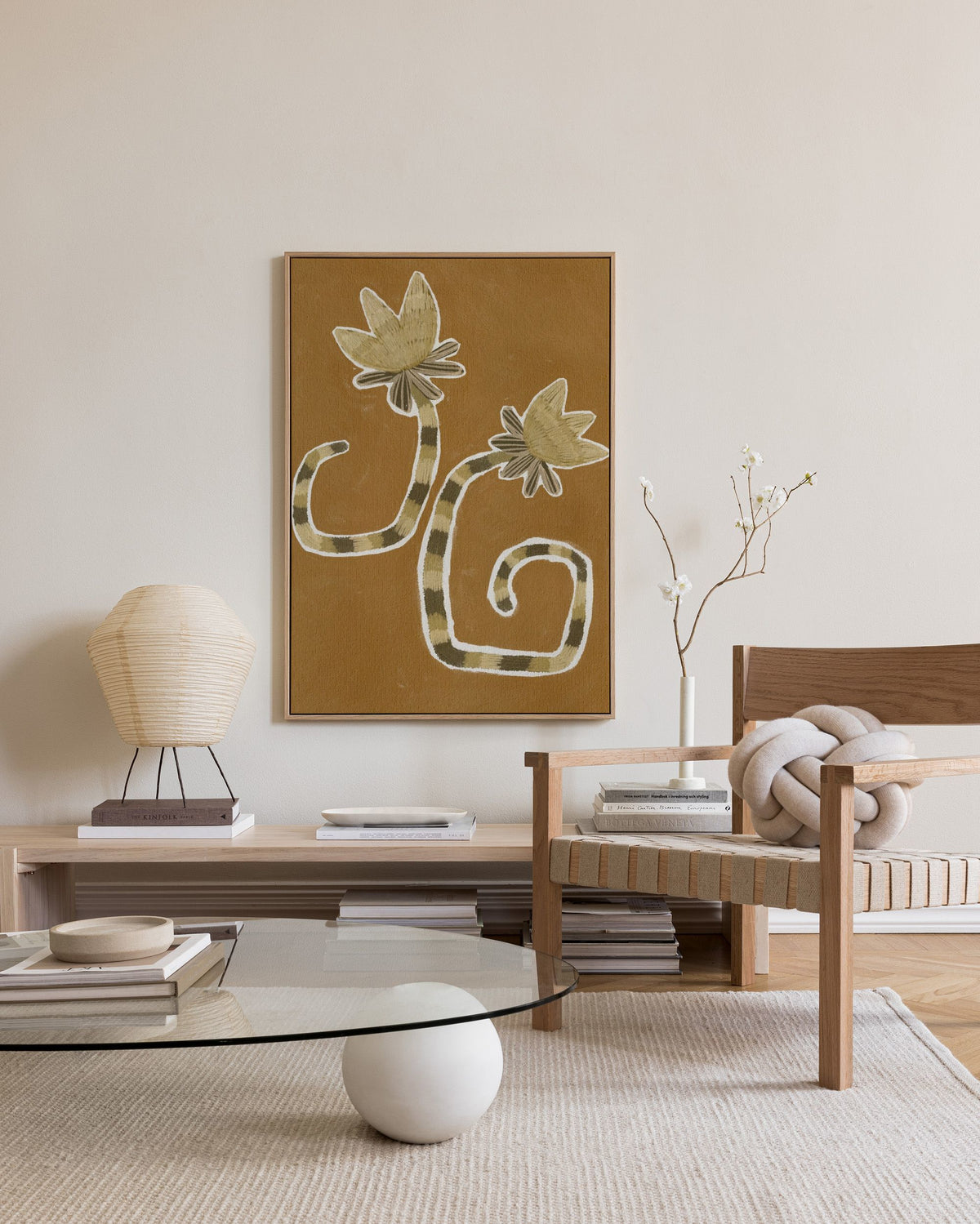 Shatha Al Dafai - Delicate Bloom 8 Canvas print