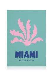 Graphic Miami Canvas print